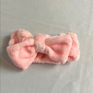 Dabney Lee Pink Plush Bow Hair Accessory